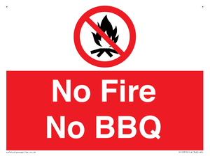No Fire No BBQ